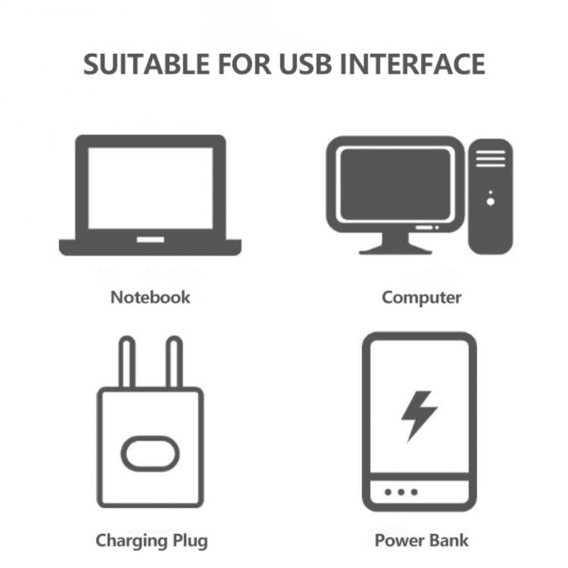 USB Plug Lamp Computer Mobile Power Charging USB Small Book Lamps