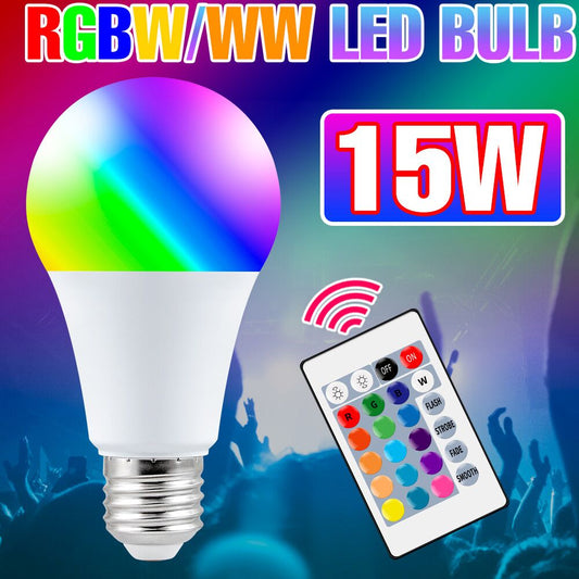 Led RGB Color Changing Lamp Dimmable Led Light Led Magic Bulb Home Party Decor Lighting