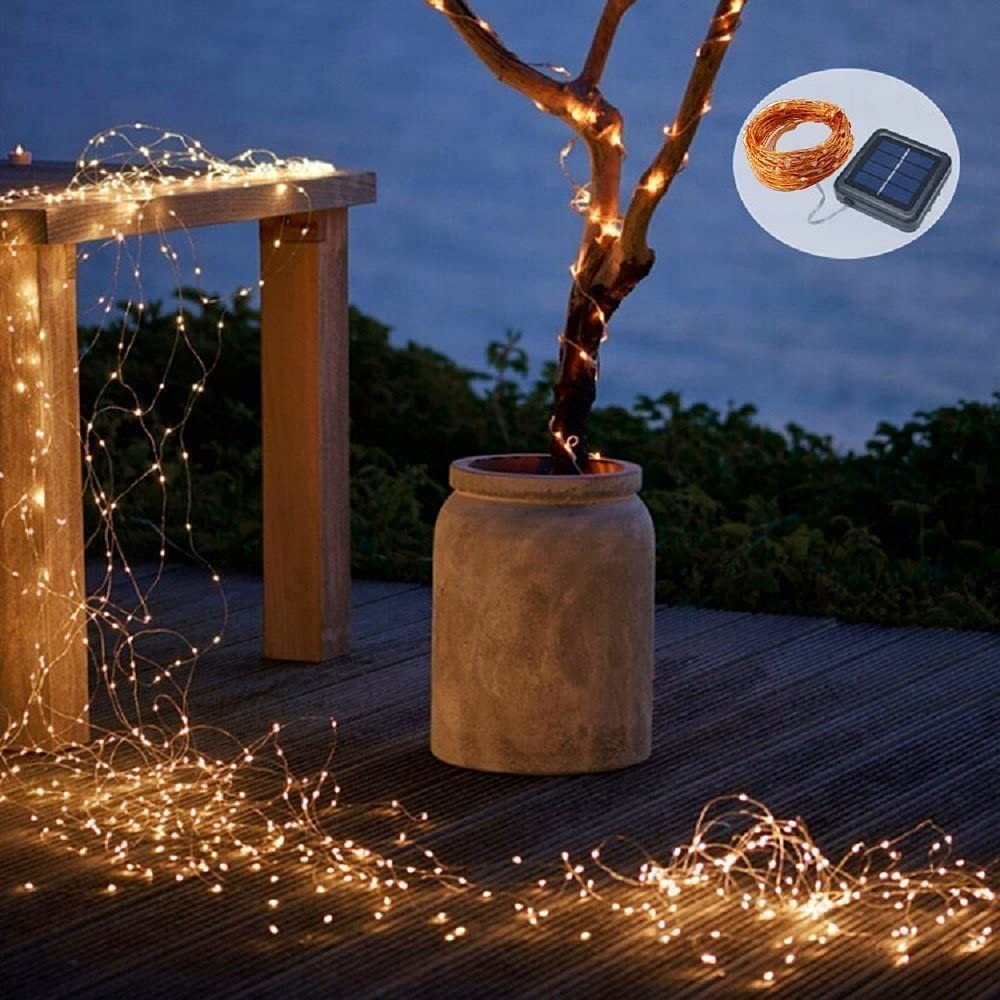 LED Solar Light Outdoor Lamp String Lights For Holiday Christmas Party Waterproof Fairy Lights