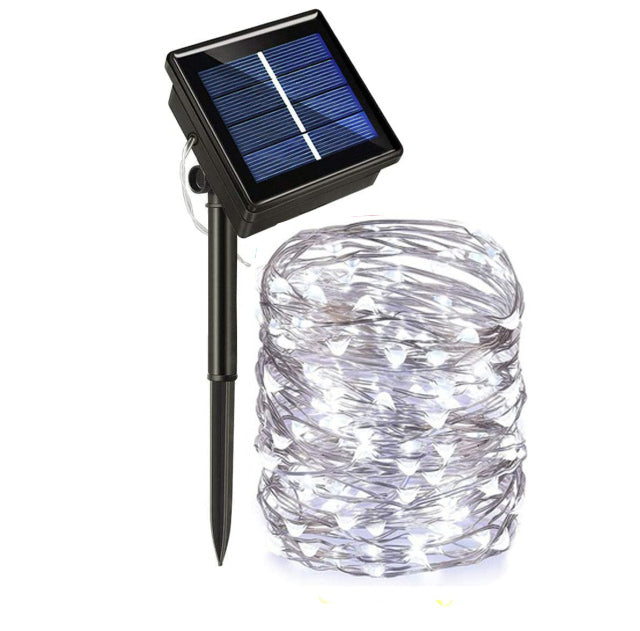 LED Solar Light Outdoor Lamp String Lights For Holiday Christmas Party Waterproof Fairy Lights