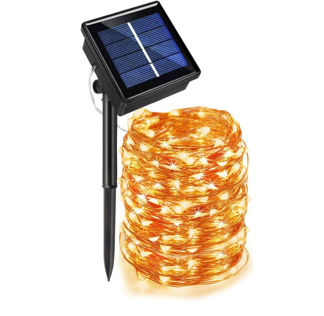 LED Solar Light Outdoor Lamp String Lights For Holiday Christmas Party Waterproof Fairy Lights