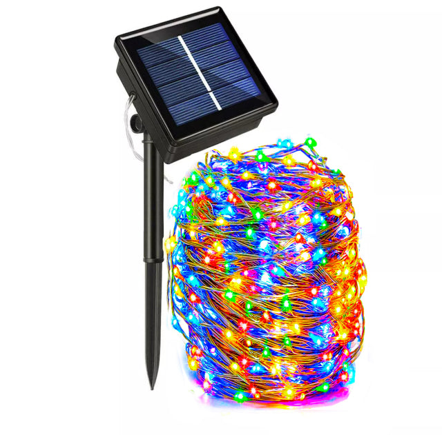 LED Solar Light Outdoor Lamp String Lights For Holiday Christmas Party Waterproof Fairy Lights