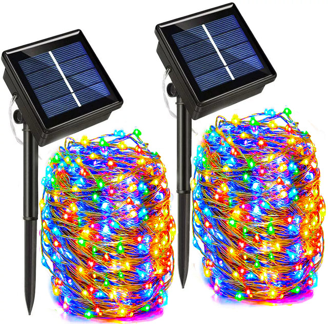 LED Solar Light Outdoor Lamp String Lights For Holiday Christmas Party Waterproof Fairy Lights