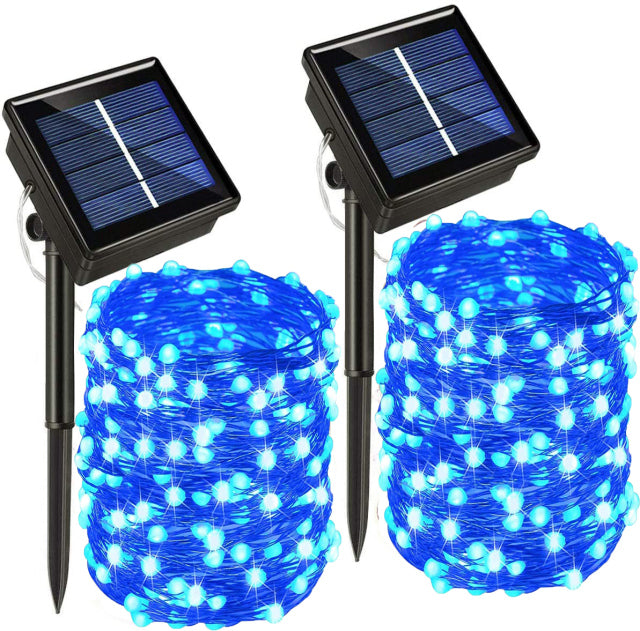 LED Solar Light Outdoor Lamp String Lights For Holiday Christmas Party Waterproof Fairy Lights