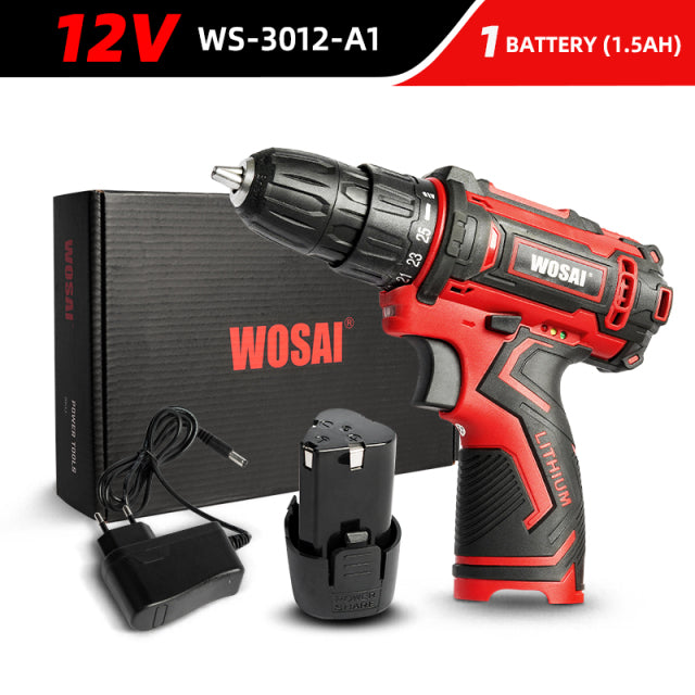 12V 16V 20V Cordless Drill Electric Screwdriver Mini Wireless Power Driver DC Lithium-Ion Battery