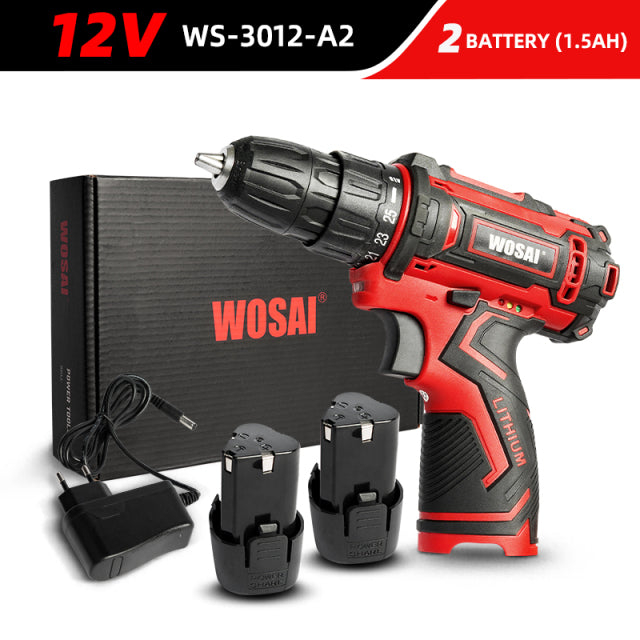 12V 16V 20V Cordless Drill Electric Screwdriver Mini Wireless Power Driver DC Lithium-Ion Battery