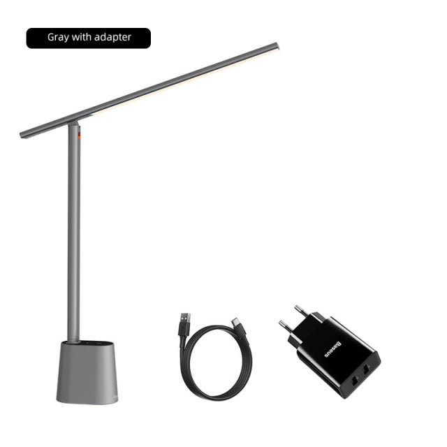 LED Desk Lamp Smart Adaptive Brightness Eye Protect Study Office Foldable Table Lamp