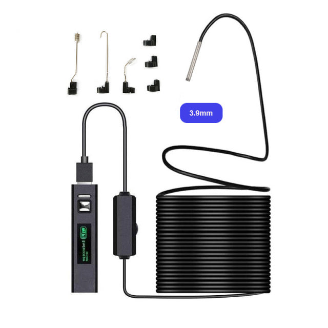 Endoscope Camera 3.9mm/8mm Wireless Endoscope 2.0 MP HD Borescope