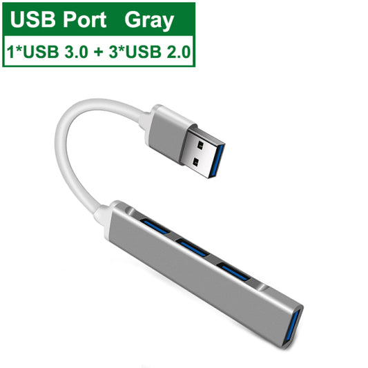 USB C HUB 3.0 Type C 3.1 4 Port Multi Splitter Adapter OTG Computer Accessories