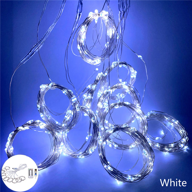 USB Garland Curtain New Year Ramadan Decoration Festoon Led Light