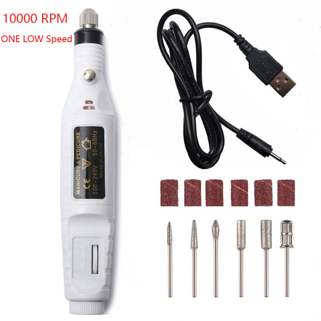 Professional Electric Nail Drill Machine Manicure Machine Pedicure Drill