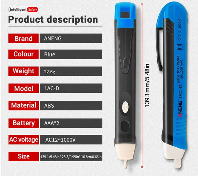 Induction Test Pencil AC110V 220V Voltmeter