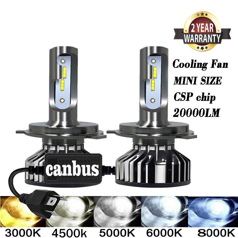 ZTZPIE 20000LM Bulb Canbus Led Lamp Car Headlight Auto Fog Lights