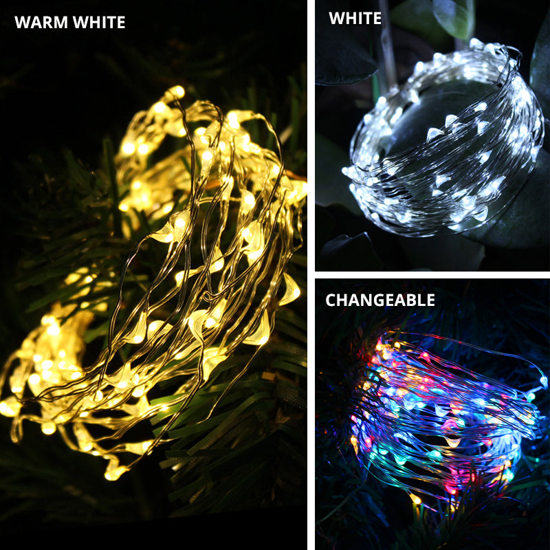 Solar LED Light Outdoor Garden Waterproof Fairy Garland String Lights