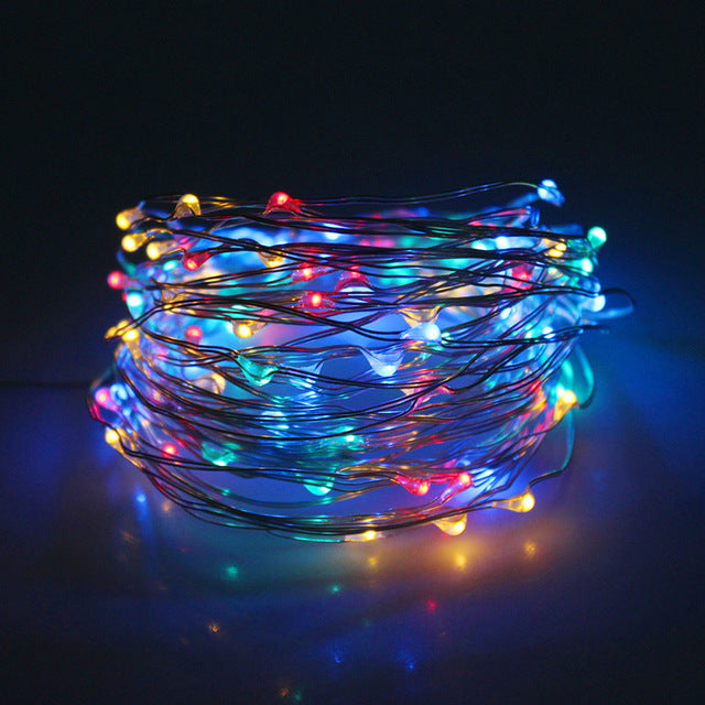 Solar LED Light Outdoor Garden Waterproof Fairy Garland String Lights