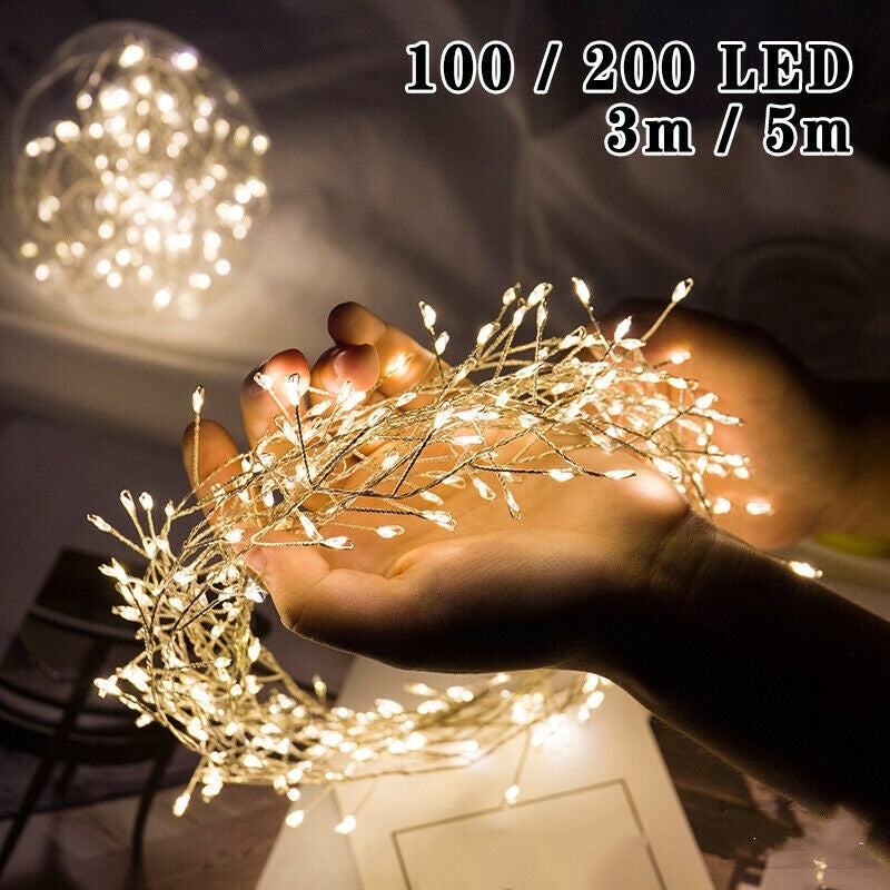 Outdoor Waterproof String Light LED Firecracker Fairy Light