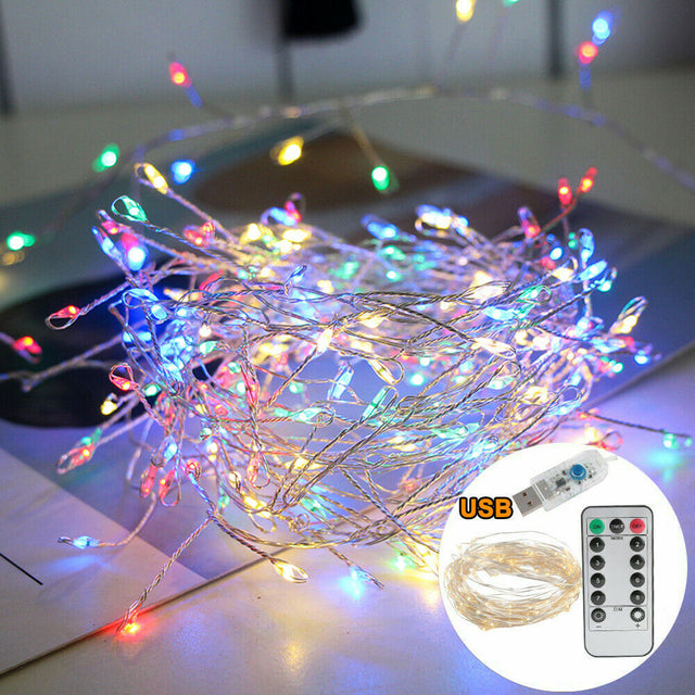 Outdoor Waterproof String Light LED Firecracker Fairy Light