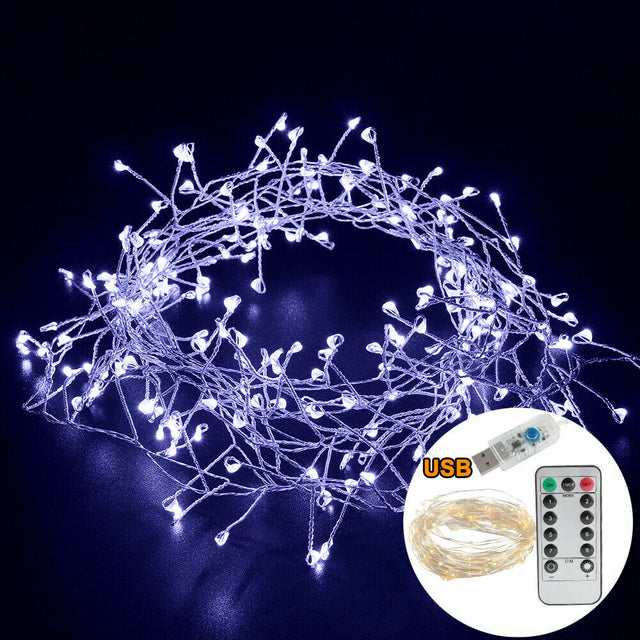 Outdoor Waterproof String Light LED Firecracker Fairy Light