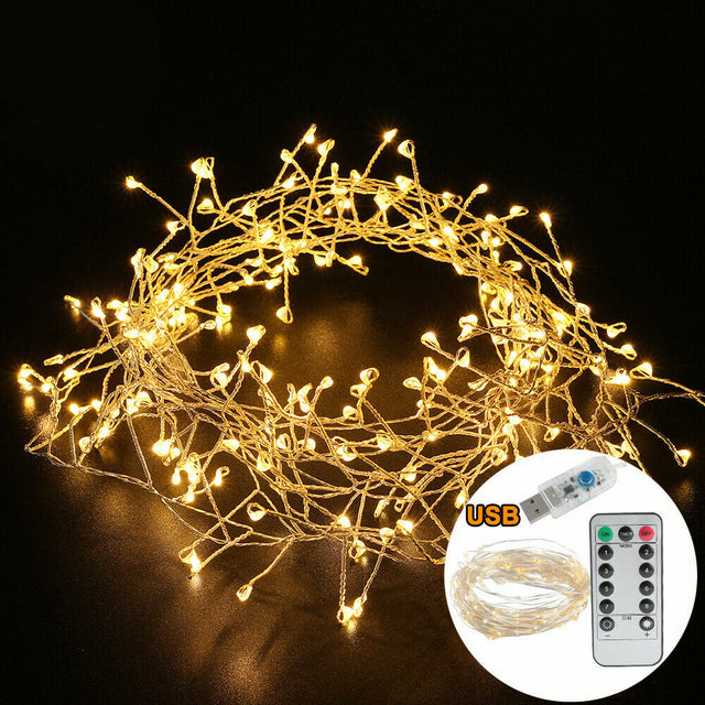 Outdoor Waterproof String Light LED Firecracker Fairy Light