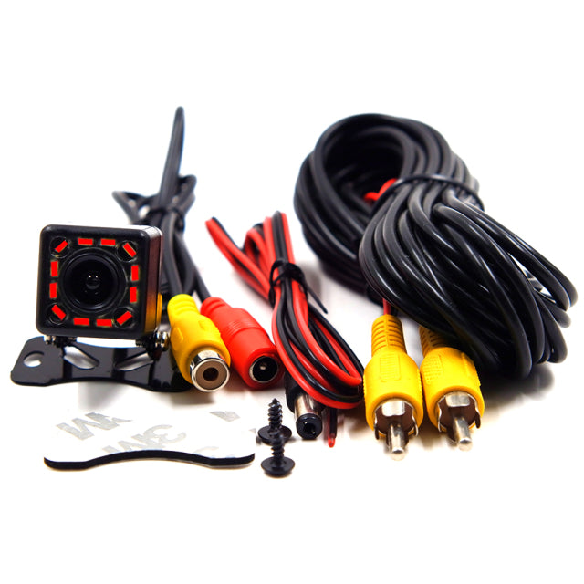 Car Rear View Camera Wide Angle Reverse Parking Waterproof CCD LED Auto Backup Monitor