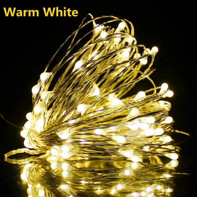 LED Fairy Lights Copper Wire Garland String Lights Christmas Decoration Lamp