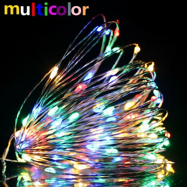 LED Fairy Lights Copper Wire Garland String Lights Christmas Decoration Lamp