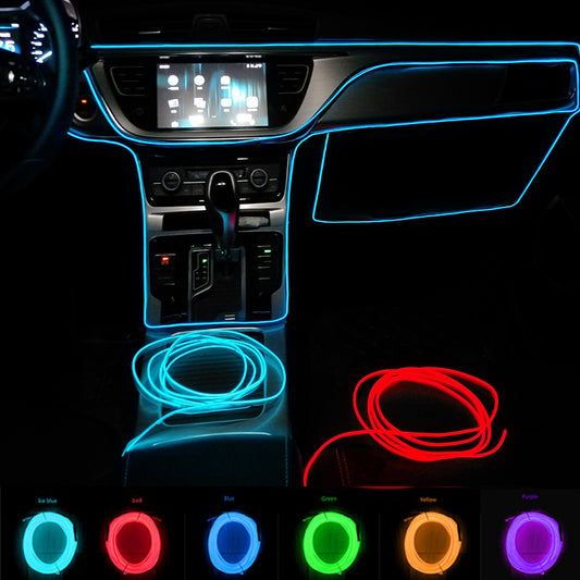 Car Interior Decorative Lamps Strips Decorative Dashboard LED Ambient Lights