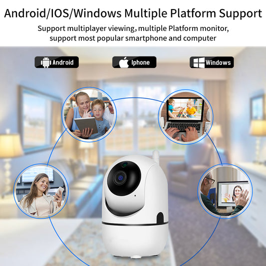 Home Security IP Camera wifi Video Auto Tracking ip Wifi  CCTV Camera