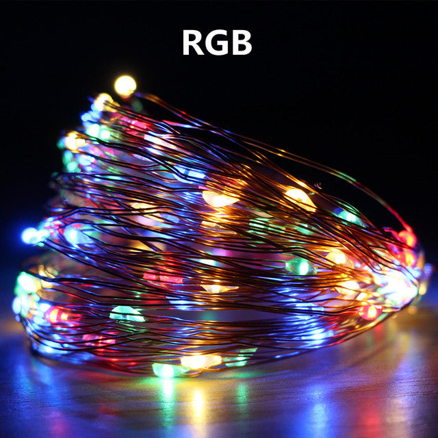 LED String Lights Battery/USB Christmas Lights Outdoor Waterproof Fairy Light