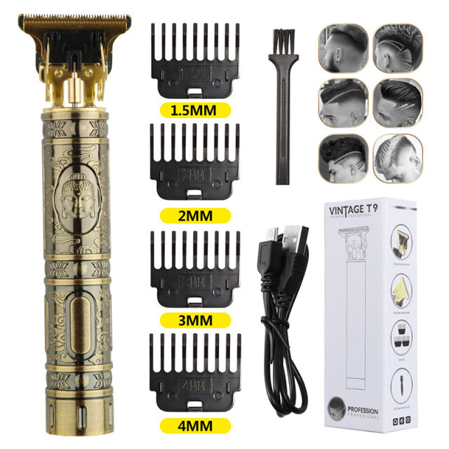 Hair Clipper Electric Clippers New Electric Men Retro Style Head Carving Oil Head Scissors