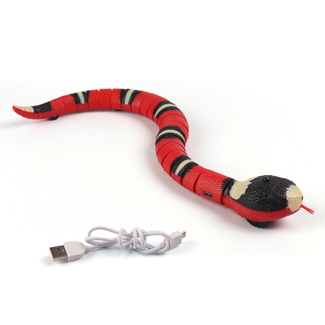 Smart Sensing Interactive Cat Toys Automatic Eletronic Snake Cat Teasering Play