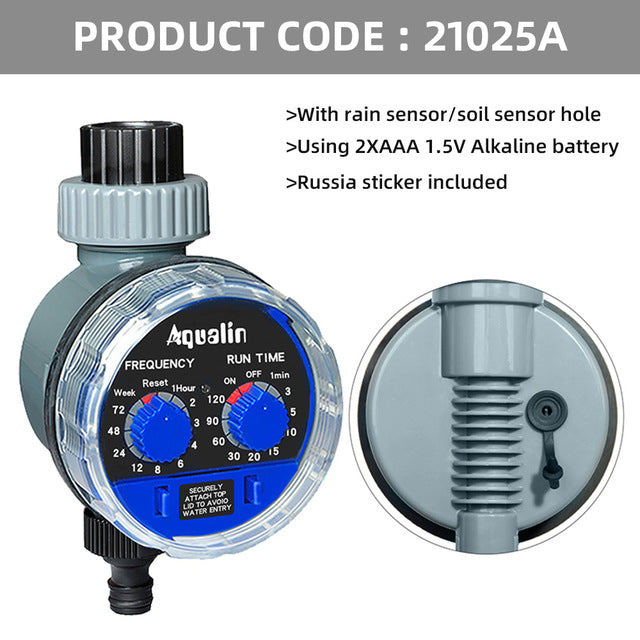 Garden  Water Timer Ball Valve Automatic Electronic Watering Timer Home Garden Irrigation