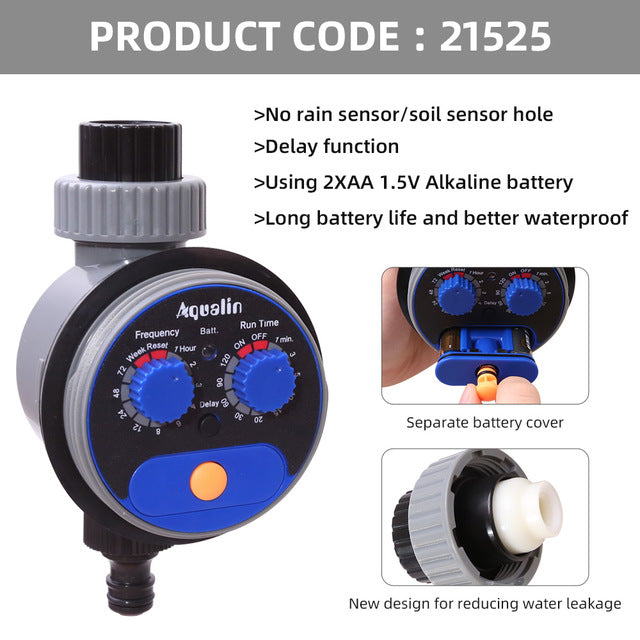 Garden  Water Timer Ball Valve Automatic Electronic Watering Timer Home Garden Irrigation