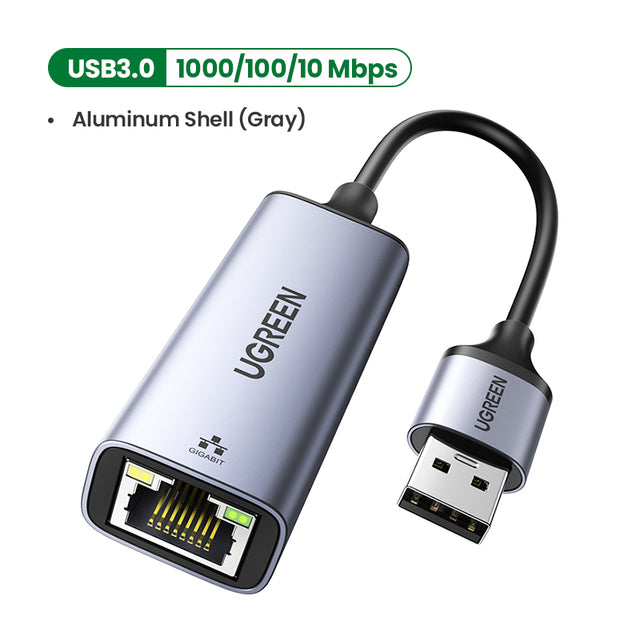 USB Ethernet USB3.0 1000Mbps USB RJ45 Network Card USB Ethernet Adapter USB Lan