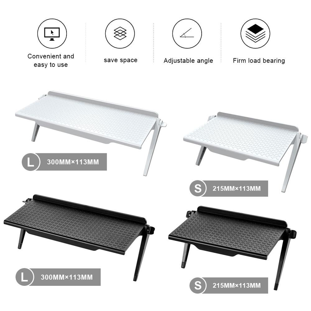 Computer Monitor Rack Plastic Tv Top Screen Bracket Creative Multifunctional Storage Rack