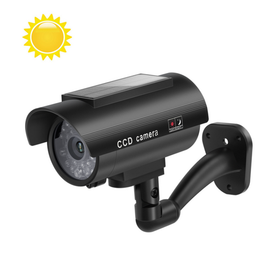 Solar Power Dummy Camera Outdoor Simulation Indoor Bullet