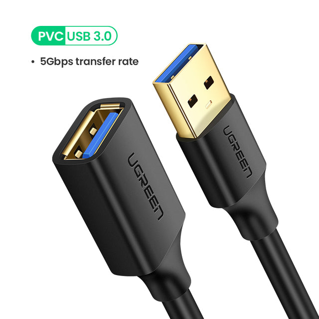 USB Extension Cable USB Cable One SSD USB 3.0 2.0 Extender Cord Mini Fast Speed Cable