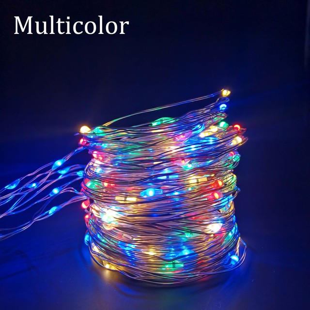 LED String Fairy Lights Christmas Decoration Chambre Remote Control USB