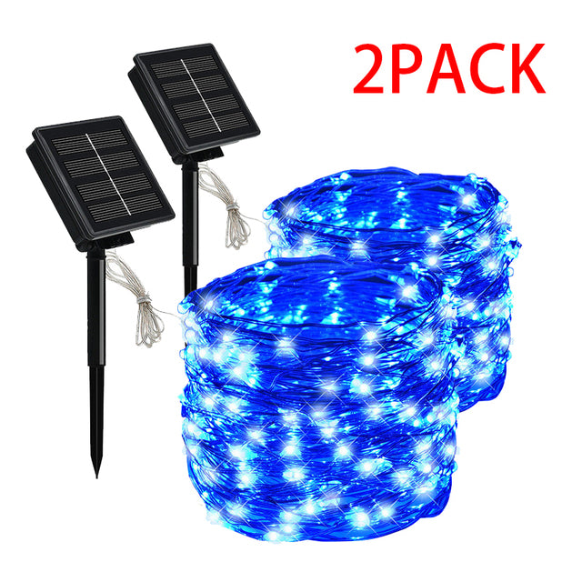 LED Solar Light Outdoor Waterproof Fairy Garland String Lights