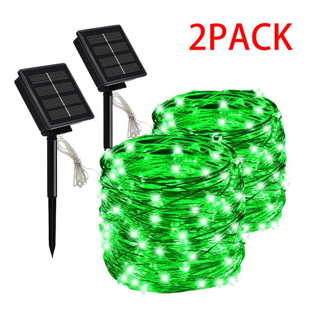 LED Solar Light Outdoor Waterproof Fairy Garland String Lights