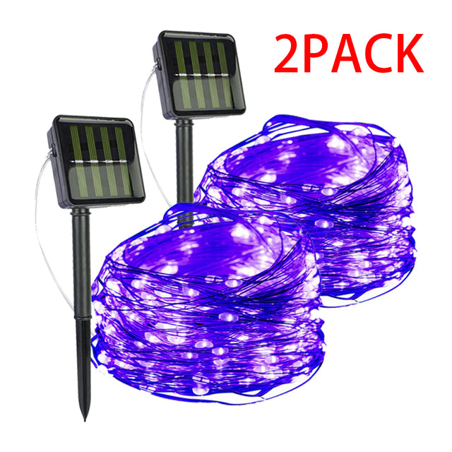 LED Solar Light Outdoor Waterproof Fairy Garland String Lights