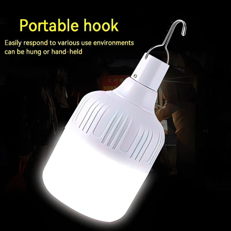 Outdoor Bulb USB Rechargeable LED Emergency Lights Portable Tent Lamp