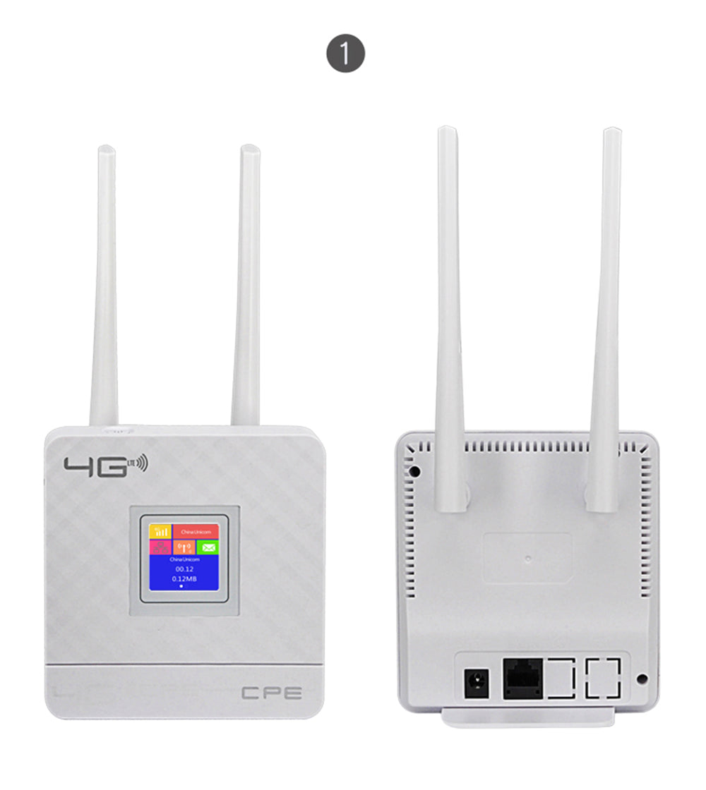 LTE Router 150M 4G Wifi Router Wireless CPE Unlocked with External Antennas SIM Card Slot