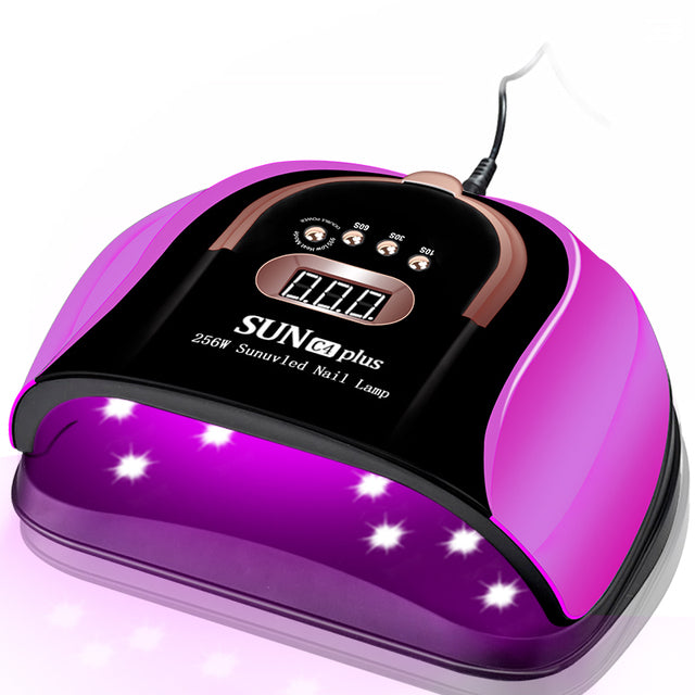 LED Nail Dryer Lamp For Drying Nails 4 Timers 57 UV Lights Curing